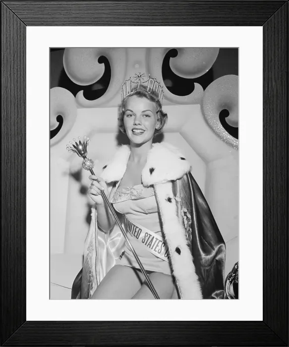 Framed Print : Miss America Carlene King Johnson Framed Print : Miss America Carlene King Johnson