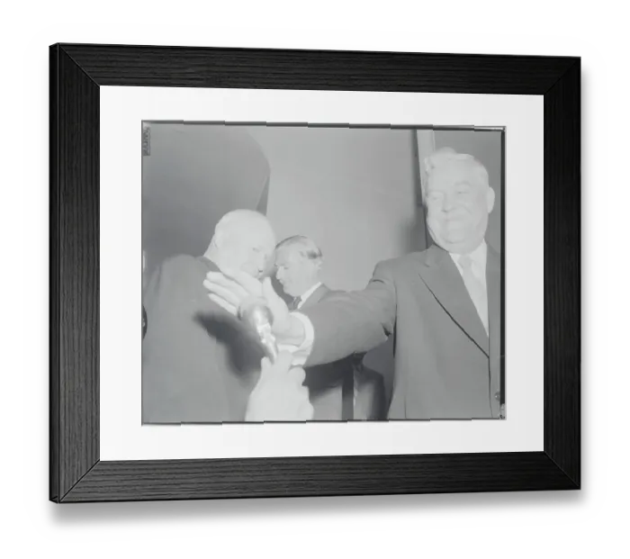 Framed Print : Big Four Summit Leaders Reacting to the Press Framed Print : Big Four Summit Leaders Reacting to the Press