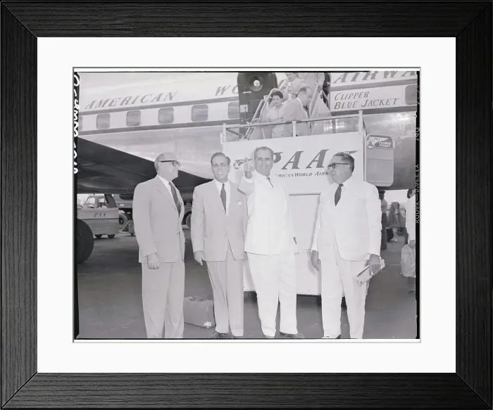 Framed Print : Cuban Politicians at Airport Framed Print : Cuban Politicians at Airport