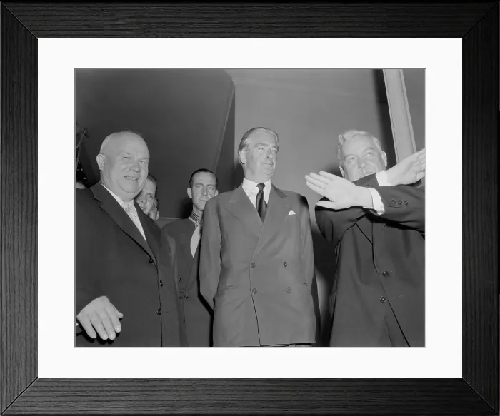 Framed Print : Big Four Summit Leaders Reacting to the Press Framed Print : Big Four Summit Leaders Reacting to the Press