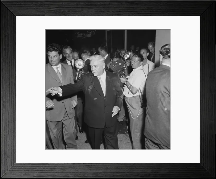 Framed Print : Photographers Surrounding Soviet Premiere Nikolay Bulganin Framed Print : Photographers Surrounding Soviet Premiere Nikolay Bulganin
