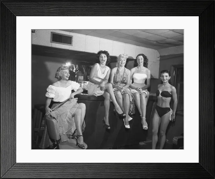 Framed Print : Strippers on Strike Framed Print : Strippers on Strike