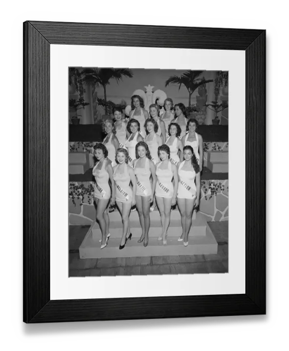 Framed Print : Miss Universe Finalists Framed Print : Miss Universe Finalists