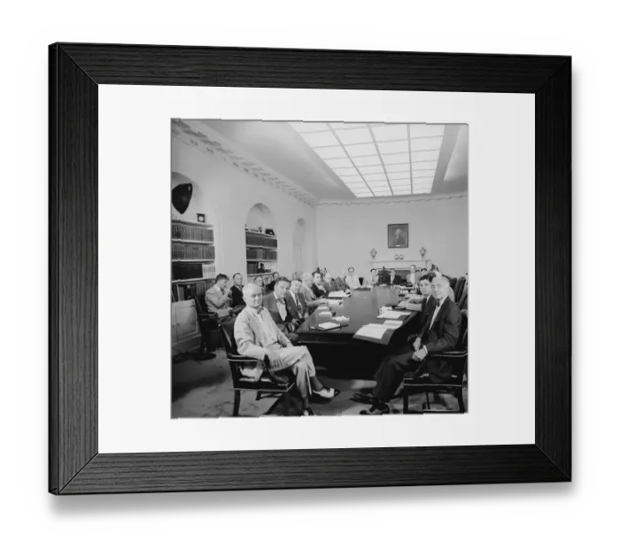 Framed Print : Richard Nixon Leading Cabinet Meeting Framed Print : Richard Nixon Leading Cabinet Meeting