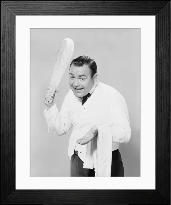 Framed Print : Jonathan Winters as a Waiter Framed Print : Jonathan Winters as a Waiter