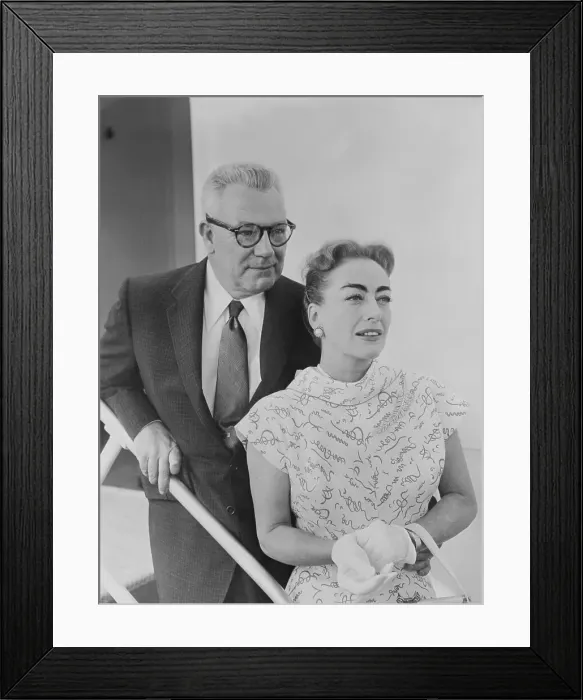 Framed Print : Joan Crawford and Alfred Steele