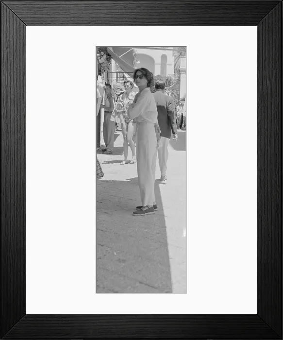 Framed Print : Greta Garbo Window Shopping Framed Print : Greta Garbo Window Shopping