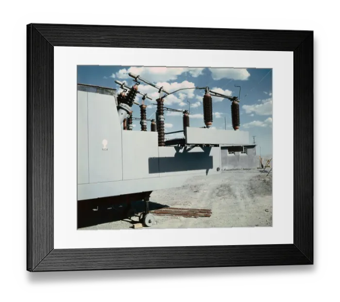 Framed Print : Outside of Electricity Plant Framed Print : Outside of Electricity Plant