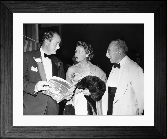 Framed Print : Jazz Festival Sponsors with Senator Theodore Green Framed Print : Jazz Festival Sponsors with Senator Theodore Green