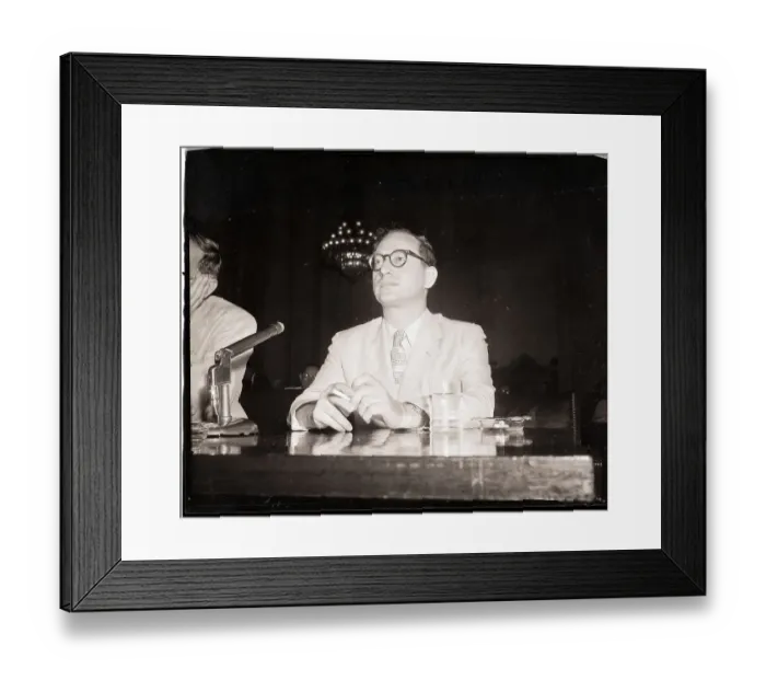 Framed Print : Melvin Barnett Testifies Before Senate Framed Print : Melvin Barnett Testifies Before Senate