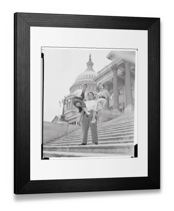 Framed Print : Paul Anderson Lifting Two Women Framed Print : Paul Anderson Lifting Two Women