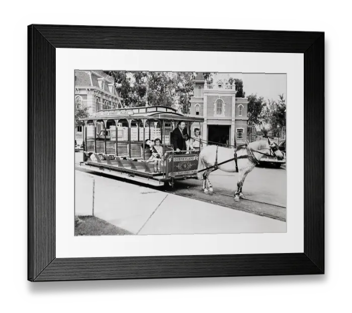 Framed Print : Walt Disney In Disneyland With Children Framed Print : Walt Disney In Disneyland With Children