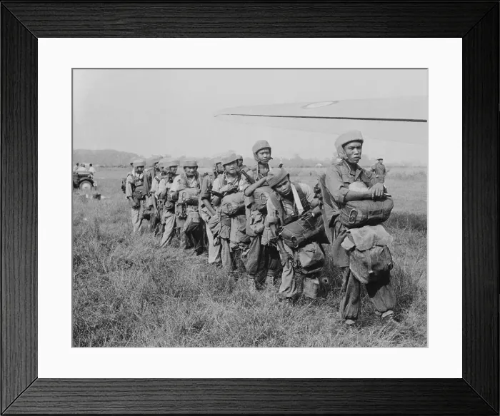 Framed Print : Laotian Soldiers on Field Trek Framed Print : Laotian Soldiers on Field Trek