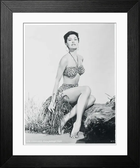 Framed Print : Portrait of Cyd Charisse Framed Print : Portrait of Cyd Charisse
