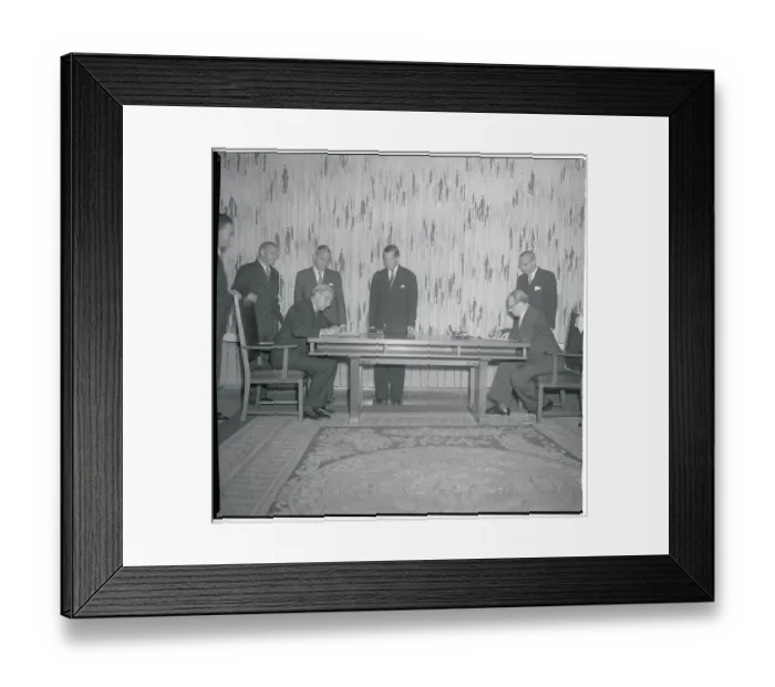 Framed Print : Military Pact Meeting Framed Print : Military Pact Meeting
