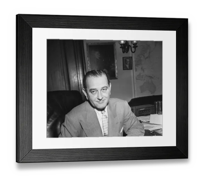 Framed Print : Johnson After Heart Attack