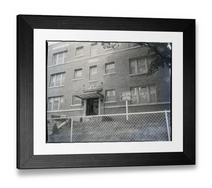 Framed Print : Washington Apartment Building Framed Print : Washington Apartment Building