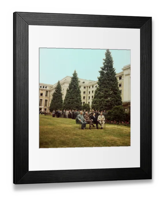 Framed Print : Big Four Sitting at Geneva Conference