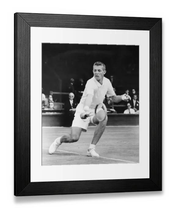 Framed Print : Tony Trabert Competing in Tennis Match Framed Print : Tony Trabert Competing in Tennis Match