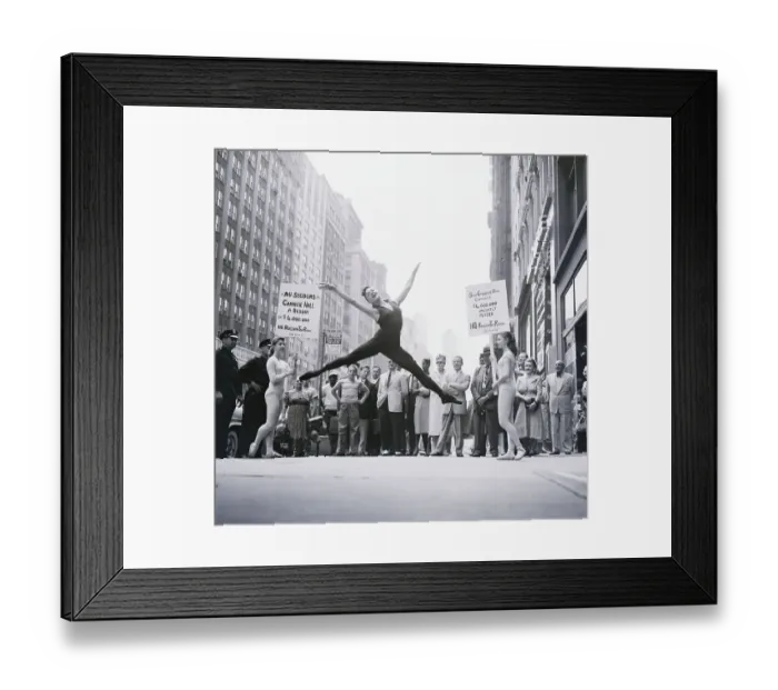 Framed Print : Protesters Watching Ballet Dancer Valerie Harper Framed Print : Protesters Watching Ballet Dancer Valerie Harper
