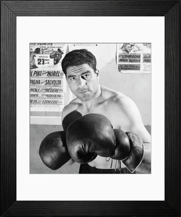 Framed Print : Italian Boxer Franco Cavicchi Framed Print : Italian Boxer Franco Cavicchi