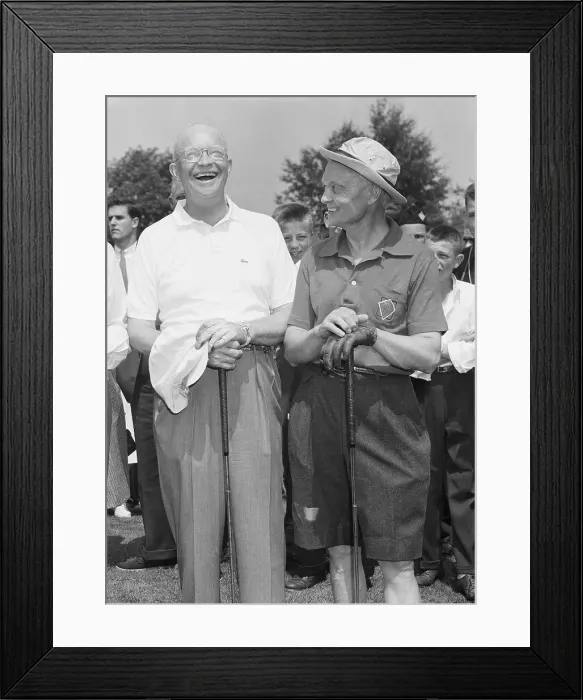 Framed Print : President Eisenhower and Sherman Adams Framed Print : President Eisenhower and Sherman Adams