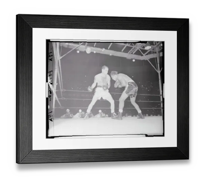 Framed Print : Archie Moore Blocking a Punch Framed Print : Archie Moore Blocking a Punch