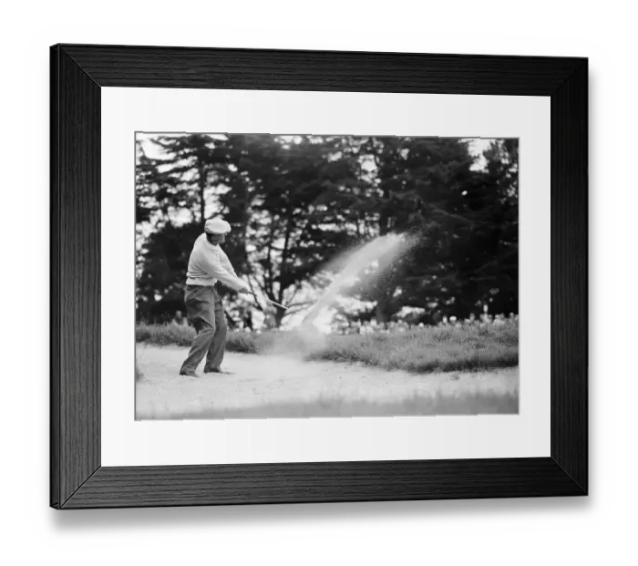 Framed Print : Jack Fleck Golfing Framed Print : Jack Fleck Golfing