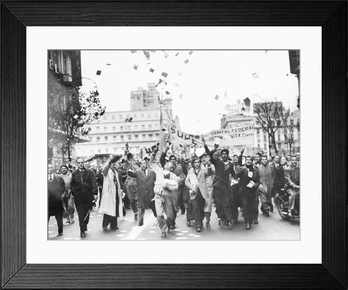 Framed Print : Anti-Catholic Marchers with Sign in Street Framed Print : Anti-Catholic Marchers with Sign in Street