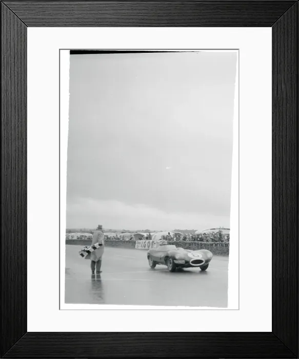 Framed Print : Race Car Drivers Crossing Finish Line Framed Print : Race Car Drivers Crossing Finish Line