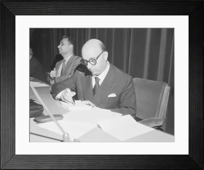 Framed Print : Italy's Mario Scelba Framed Print : Italy's Mario Scelba