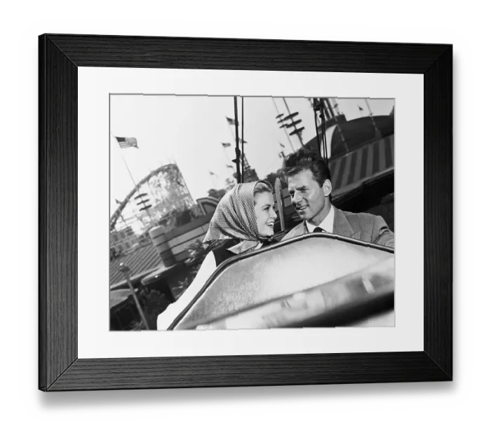 Framed Print : Grace Kelly and Friend Ride Roller Coaster Framed Print : Grace Kelly and Friend Ride Roller Coaster