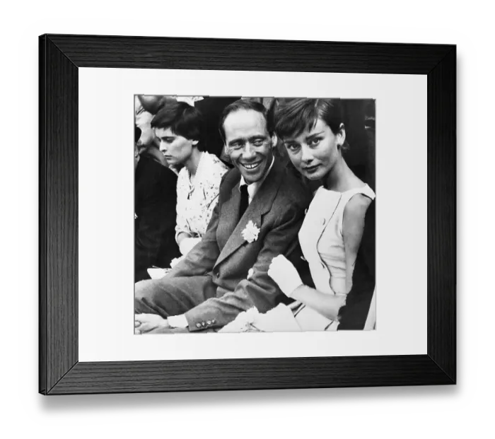 Framed Print : Mel Ferrer and Audrey Hepburn at Bullfight Framed Print : Mel Ferrer and Audrey Hepburn at Bullfight