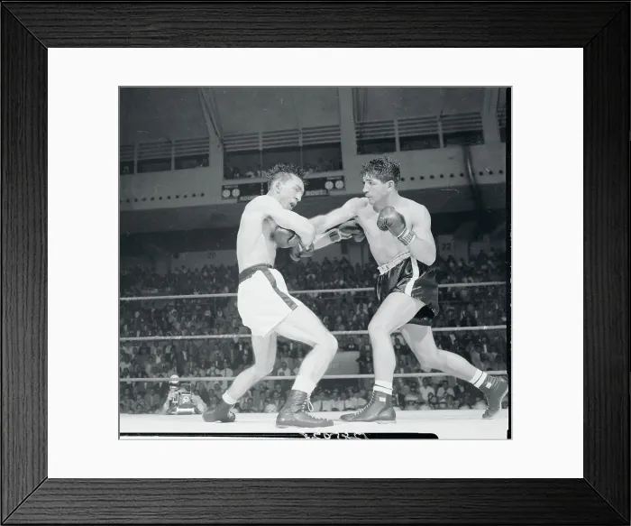 Framed Print : Carmen Basilio, Tony DeMarco Framed Print : Carmen Basilio, Tony DeMarco