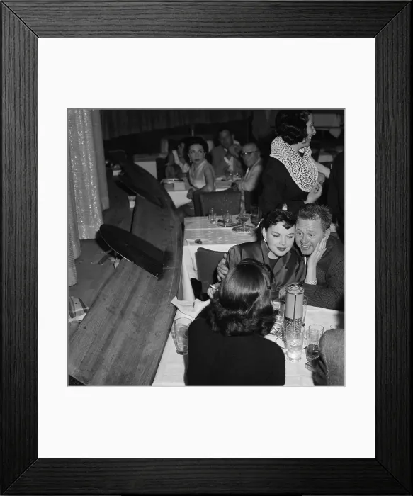 Framed Print : Judy Garland and Mickey Rooney Sitting at Table Framed Print : Judy Garland and Mickey Rooney Sitting at Table