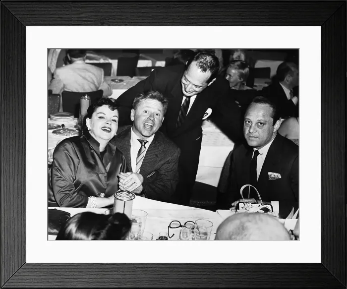 Framed Print : Mickey Rooney and Judy Garland Reunion Framed Print : Mickey Rooney and Judy Garland Reunion