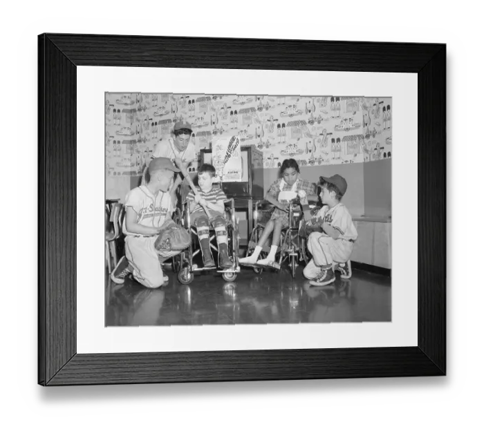Framed Print : Little League Players Framed Print : Little League Players