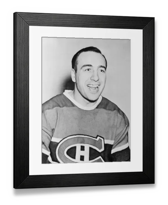 Framed Print : Hockey Coach Toe Blake Framed Print : Hockey Coach Toe Blake