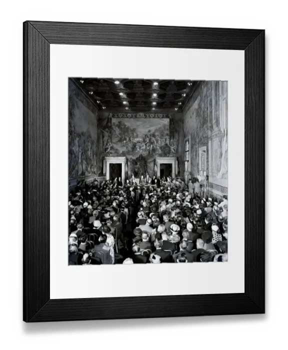 Framed Print : Packed World Petroleum Congress Meeting Framed Print : Packed World Petroleum Congress Meeting