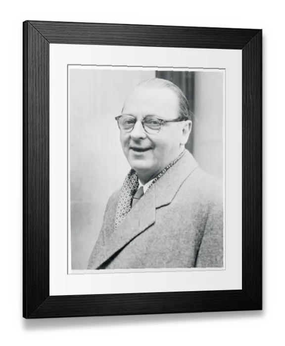 Framed Print : Portrait of Heinrich Von Brentano Framed Print : Portrait of Heinrich Von Brentano