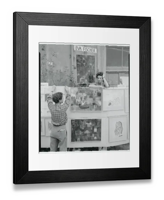 Framed Print : Eva Fischer and Ottone Macri Framed Print : Eva Fischer and Ottone Macri