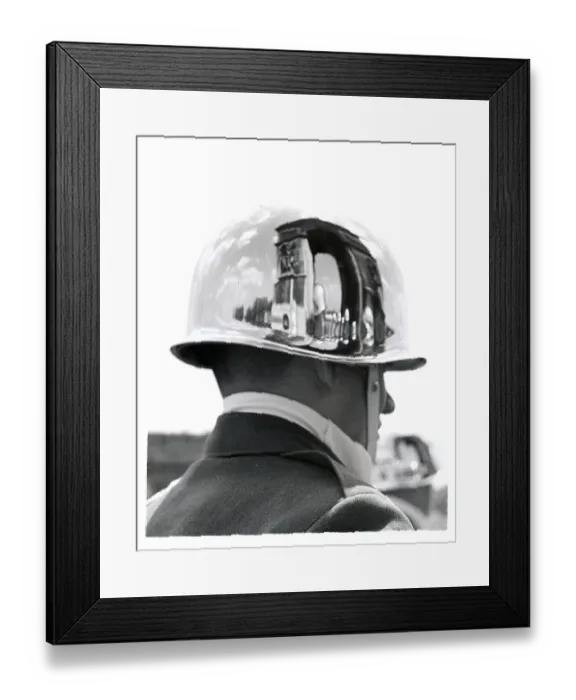 Framed Print : Gi With Polished Metal Helmet Framed Print : Gi With Polished Metal Helmet