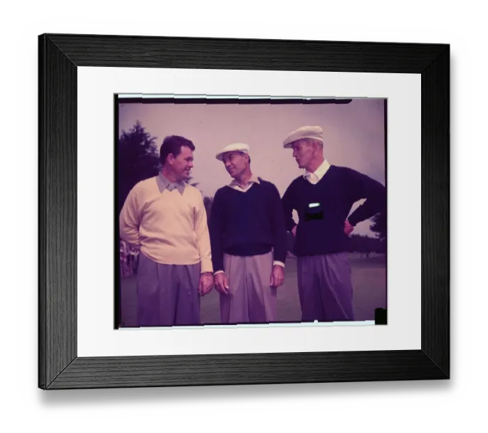 Framed Print : Ben Hogan Talking it Over With Other Golfers Framed Print : Ben Hogan Talking it Over With Other Golfers