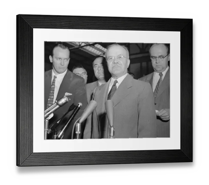 Framed Print : Minister V.M. Molotov Giving a Speech Framed Print : Minister V.M. Molotov Giving a Speech