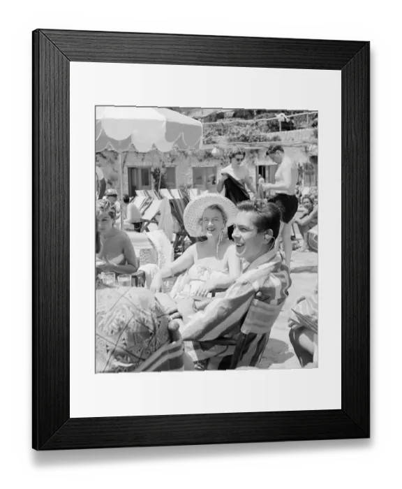Framed Print : Johnny Ray and Gracie Fields Relaxing Framed Print : Johnny Ray and Gracie Fields Relaxing