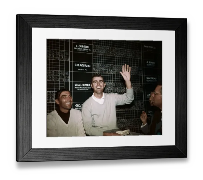 Framed Print : Ed Furgol and Jack Fleck Smiling Framed Print : Ed Furgol and Jack Fleck Smiling