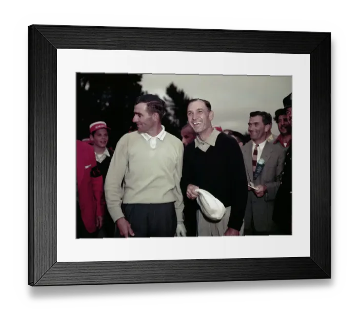 Framed Print : Ben Hogan and Jack Fleck at the US Open Framed Print : Ben Hogan and Jack Fleck at the US Open