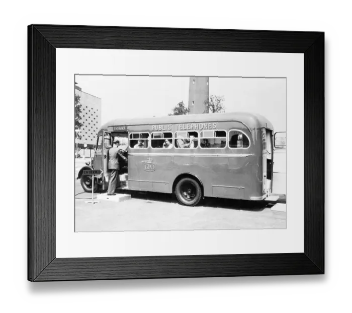 Framed Print : Spectators at Mobile Telephone Framed Print : Spectators at Mobile Telephone