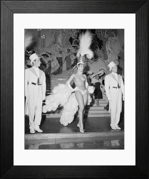 Framed Print : Parisian Dancers on Stage Framed Print : Parisian Dancers on Stage