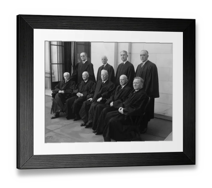 Framed Print : Portrait of Supreme Court Judges Framed Print : Portrait of Supreme Court Judges